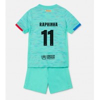 Koszulka piłkarska Barcelona Raphinha Belloli #11 Strój Trzeci dla dzieci 2023-24 tanio Krótki Rękaw (+ Krótkie spodenki)